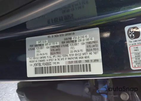 2024 Mazda Cx-5 2.5 S Select z USA, uszkodzony, nr VIN JM3KFBBL1R0496800